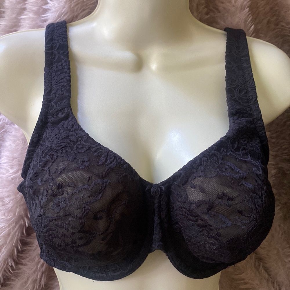 Lane Bryant Cacique Bra modern Lace unlined Bra 38C
